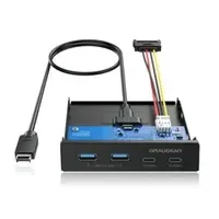 GRAUGEAR G-MP02 Gehäuse-Komponente Schwarz