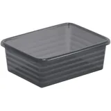 Rotho Formatkörbchen Linus A6 19 x 14,5 x 6 cm anthrazit