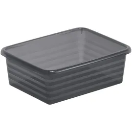 Rotho Formatkörbchen Linus A6 19 x 14,5 x 6 cm anthrazit