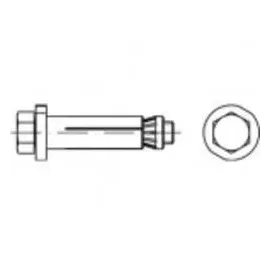 alstertaler schrauben & präzisionsteile Hollo-Bolt 100 mm Schraube 1 Stück