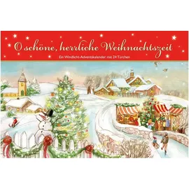 Kaufmann, Ernst O schöne, herrliche Weihnachtszeit. Ein Windlicht-Adventskalender mit 24 Türchen