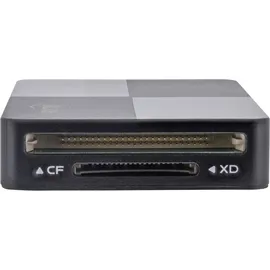 InLine USB 3.2 Multi Cardreader Hub, SD/TF/MS/XD/CF, 3-Port USB-A, Dual