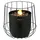 Gaslaterne Cosiscoop Basket (Black, Ø x H: 31 x 30,6 cm)