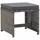 vidaXL Gartenhocker 41 x 35 x 41 cm grau 2 St.