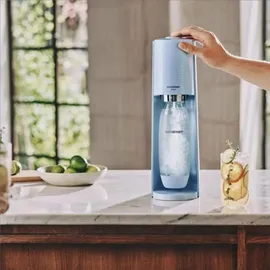 Sodastream Terra blue + PET-Flasche 1 l + Zylinder
