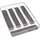 5Five Simply Smart Besteckkasten 5-fach transparent