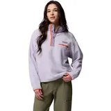 Columbia Damen Rolli Helvetia II Cropped Half Snap Fleec, Größe XL in Lila Lavender Pearl, Shale Purple, Zing 561