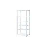 VCM Standvitrine Glasol 52 x 35 x 115 cm Weiß