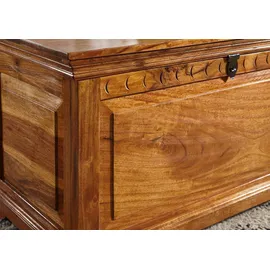 Massivmoebel24 Truhe Akazie 90x50x50 honig lackiert OXFORD #0323
