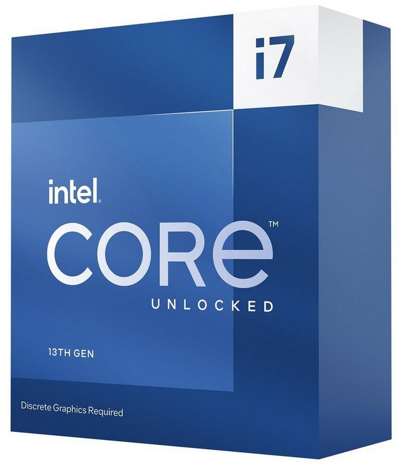 Intel® Prozessor Intel Core i7 13700KF bis 253W (2.50GHz - 5.40GHz, 30MB, 16C/ 24T), Tray schwarz