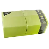 Papstar 250 Servietten, 3-lagig 1/8-Falz limonengrün