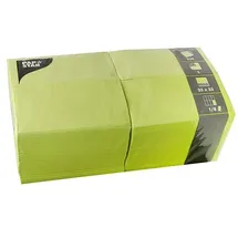 Papstar 250 Servietten, 3-lagig 1/8-Falz limonengrün