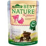 Dehner Best Nature Kitten, Kalb / Pute / Grünlippmuschel, 16 x 85 g Beutel (1.36 kg)
