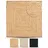 carpetfine Nele Juteteppich 300 x 300 cm Beige