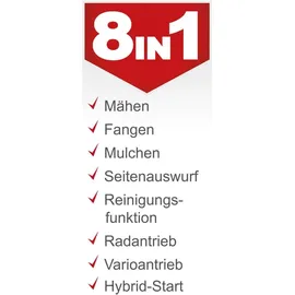 SCHEPPACH MS225-53E 8-in-1 inkl. 1 x 2,0 Ah Akku + Ladegerät 2,4 A + 2. Messer + Motoröl