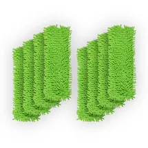 BestLivings Bodenwischer Ersatzbezug Mikrovelour Chenille Grün 8er Pack