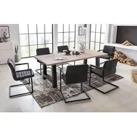 Home Affaire »New York«, Balkeneiche massiv mit ausdrucksstarker Holzoptik