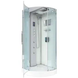 AcquaVapore D37-20L1-EC Dusche Duschtempel Komplett Duschkabine -Th. 100x100