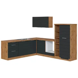 Held Winkelküche L-Form 240 x 270 cm grau