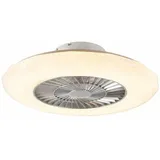 QAZQA 59 cm Deckenventilator Silber