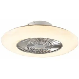 QAZQA 59 cm Deckenventilator Silber