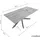 magnolia home Ellen 180 x 76 x 90 cm Eiche lackiert schwarz