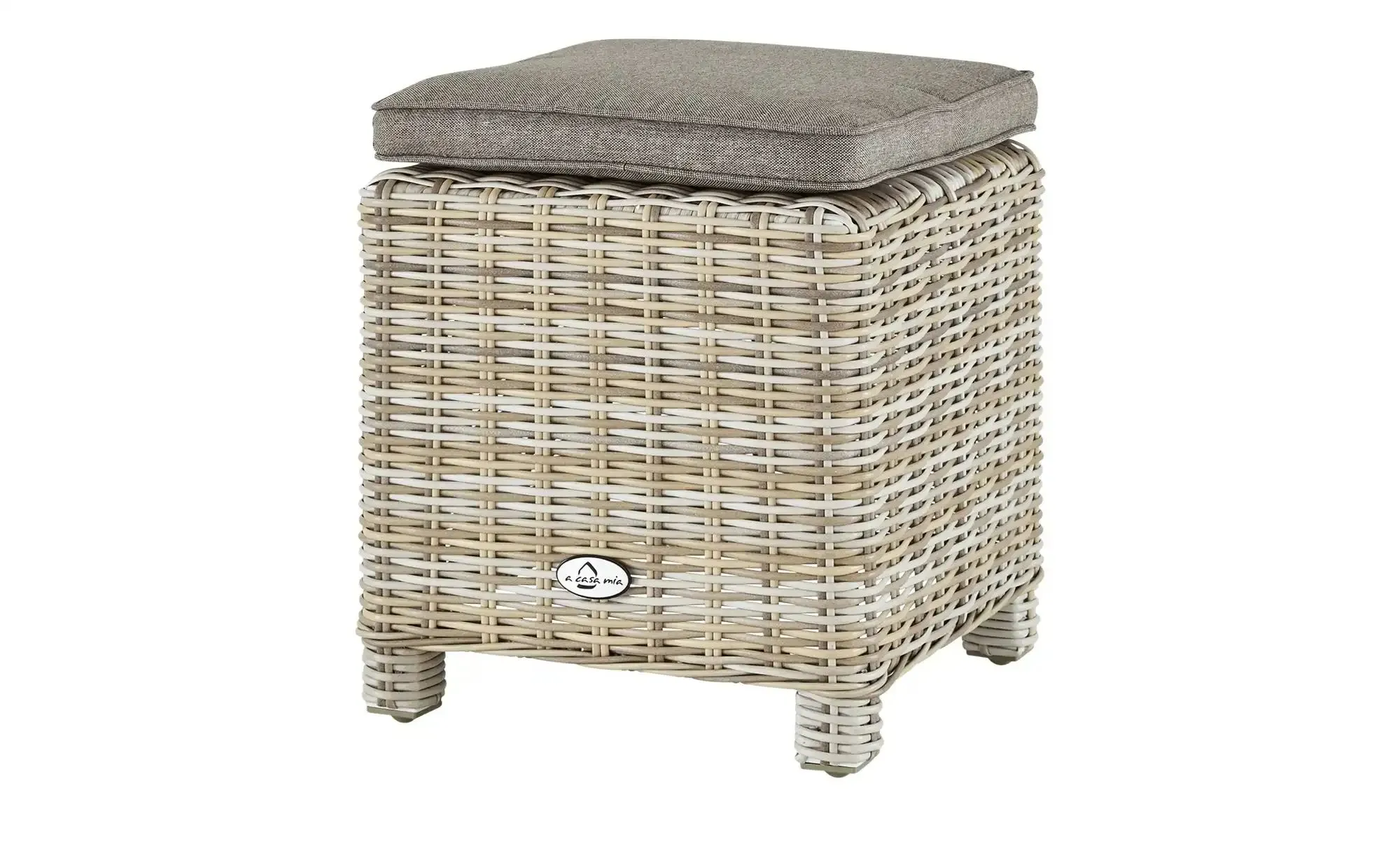 a casa mia Hocker  Bregenz ¦ creme ¦ Maße (cm): B: 38 H: 47 T: 38.0
