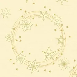 DUNI Dunisoft Serviette 40x40cm 1/4F. Star Shine Cream