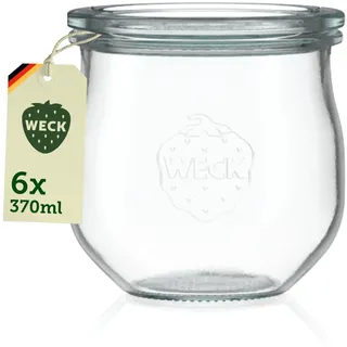 Weck Tulpenform-Glas 370 ml 6 St.