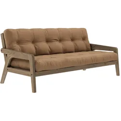 Karup Design - Grab Sofa, Kiefer carobbraun / mocca (755)