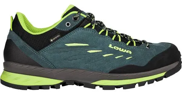 LOWA Herren Trekkinghalbschuhe DELAGO GTX LO, PETROL/LIMONE, 47