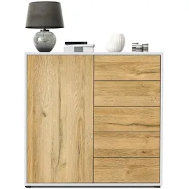 Vladon 79 x 74 x 36 cm Eiche