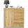 Vladon 79 x 74 x 36 cm Eiche