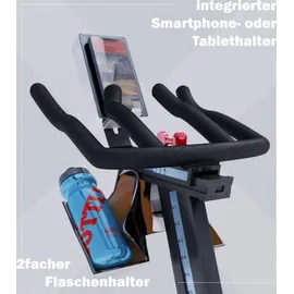 Maxxus Speedbike SX 3 - Verstellbar, Magnetbremse, 32 Stufen, bis 150kg, LCD-Display, Bluetooth, Flaschenhalter - Indoor Cycling, Heimtrainer Fahrrad, Hometrainer, Ergometer, Bike Trainer, Fitnessbike