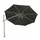 Siena Garden Alphawing N+ Ø 350 cm Silber/Schwarz
