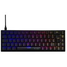 THE G-LAB Titan White Red Switch, Rot, 100% anpassbar, programmierbare Makros, PC, PS4, PS5, Xbox, Weiß