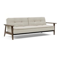 INNOVATION LIVING Schlafsofa Dublexo Frej Raucheiche Stoff Beige Natural