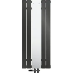 LuxeBath Spiegel Heizkörper Designheizkörper Mittelanschluß Durchgang 450x1200 mm