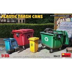 Kunststoff Mülltonnen Bausatz Modell von MiniArt 1:35