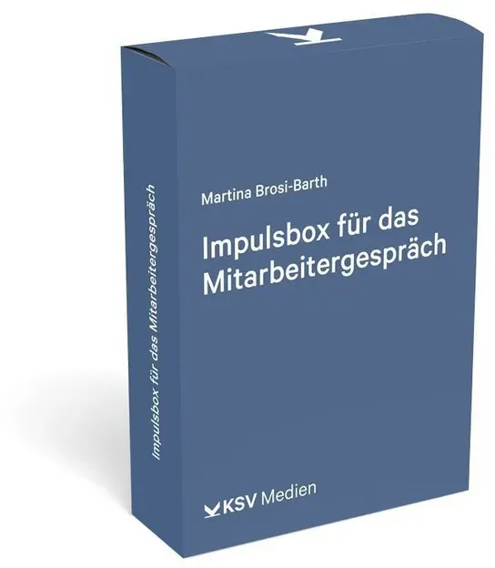 Kommunal- und Schul-Verlag - Impulsbox für das Mitarbeitergespräch - Kartenset