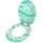 Sanilo WC-Sitz Mosaic World Green, Hochwertiger und Stabiler Toilettendeckel aus Holz