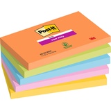 Post-it Super Sticky Notes Bangkok Collection, Haftnotizen extrastark farbsortiert 5 Blöcke,