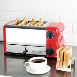 Rowlett Esprit Toaster 4 Schlitze Rot