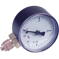 Rohrfeder-Manometer für Heizung/Sanitär Industrie - Radial, Afriso, Ø50mm, DN8 (1/4''), 0-16bar