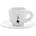 Bialetti Mokatasse 0 08 l Weiß 1