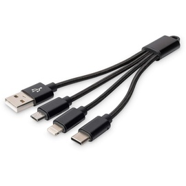 Digitus 3-in-1 Ladekabel USB Kabel