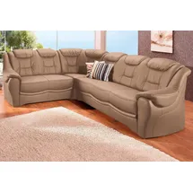 sit&more Eckcouch Kunstleder 2-Sitzer Braun