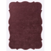 Teppich HEINE HOME Teppiche Gr. B/L: 160 cm x 230 cm, 12 mm, 1 St., rot (bordeau) Schurwollteppiche