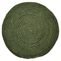 Marrakesch Orient & Mediterran Interior Teppich Jute Boho Grün 100 cm
