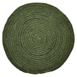 Marrakesch Orient & Mediterran Interior Teppich Jute Boho Grün 100 cm